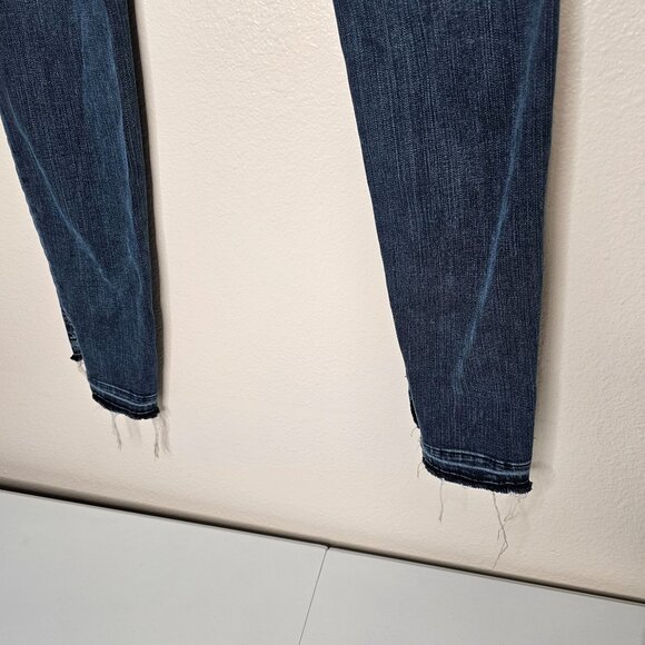 Frame Denim 25 Le High Skinny Jeans Released Step Hem Merrick Preppy Medium Wash - Picture 6 of 9